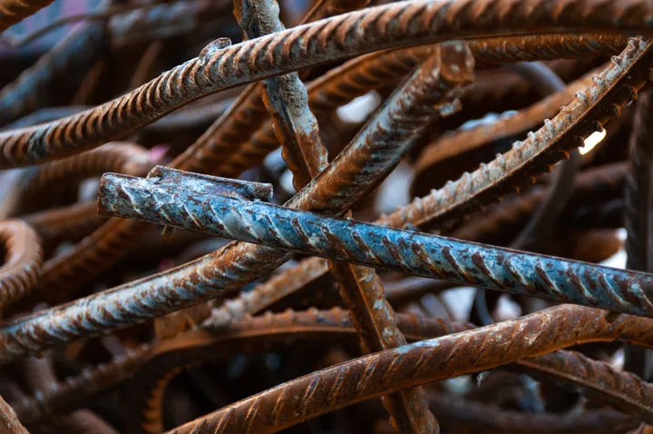Iron rods by the gauge